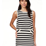 City Summer Tank in Macrame Stripe - Lukka Boutique