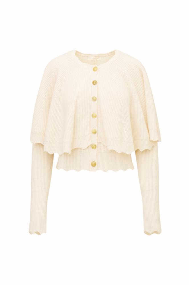 Daelyn Cardigan in Champagne - Lukka Boutique