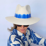 Painted Scalloped Hat - Lukka Boutique