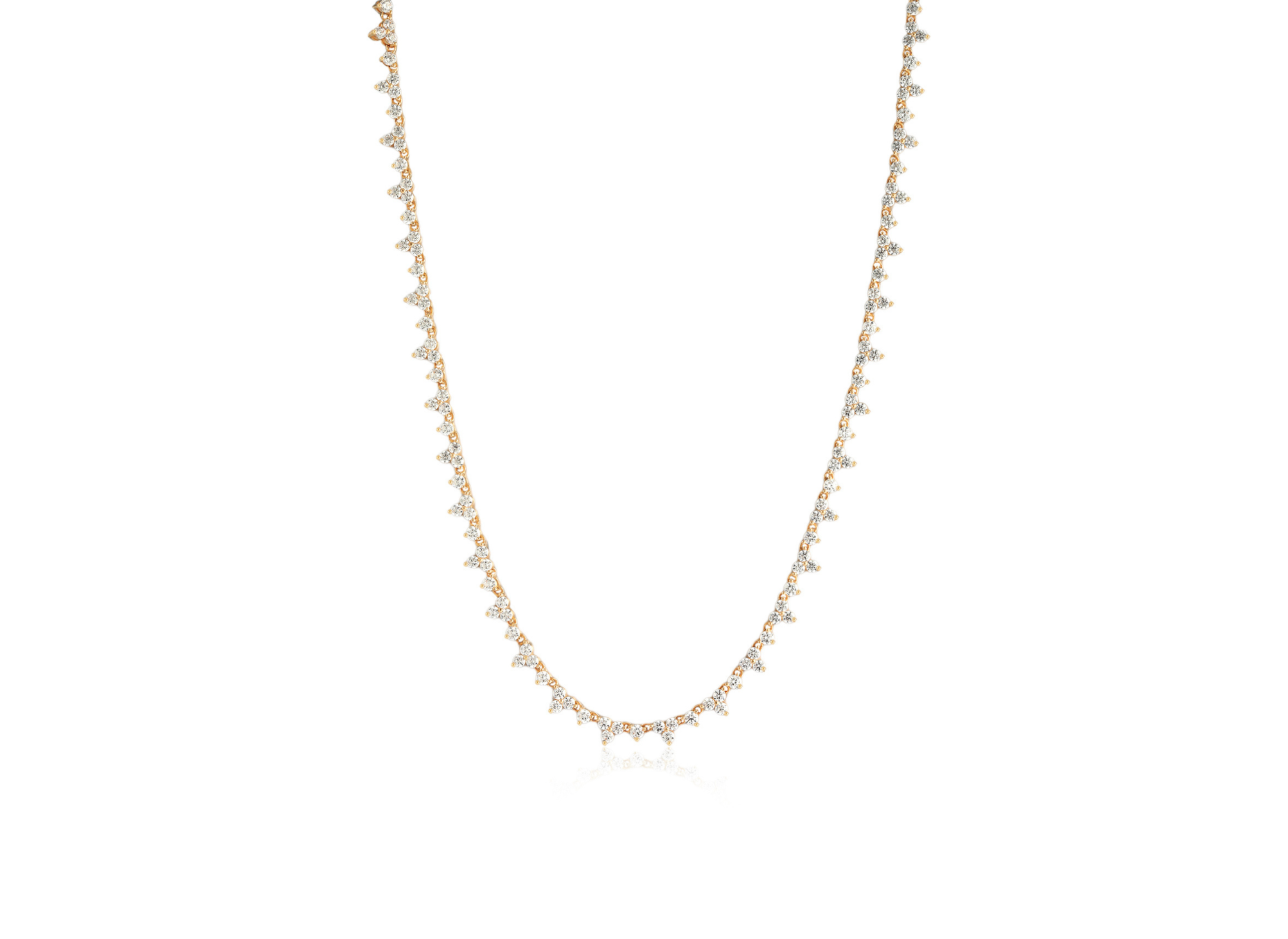 Trio Tennis Necklace - Lukka Boutique