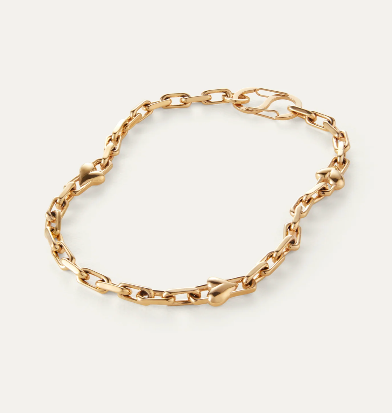 Art Heart Chain Necklace - Lukka Boutique