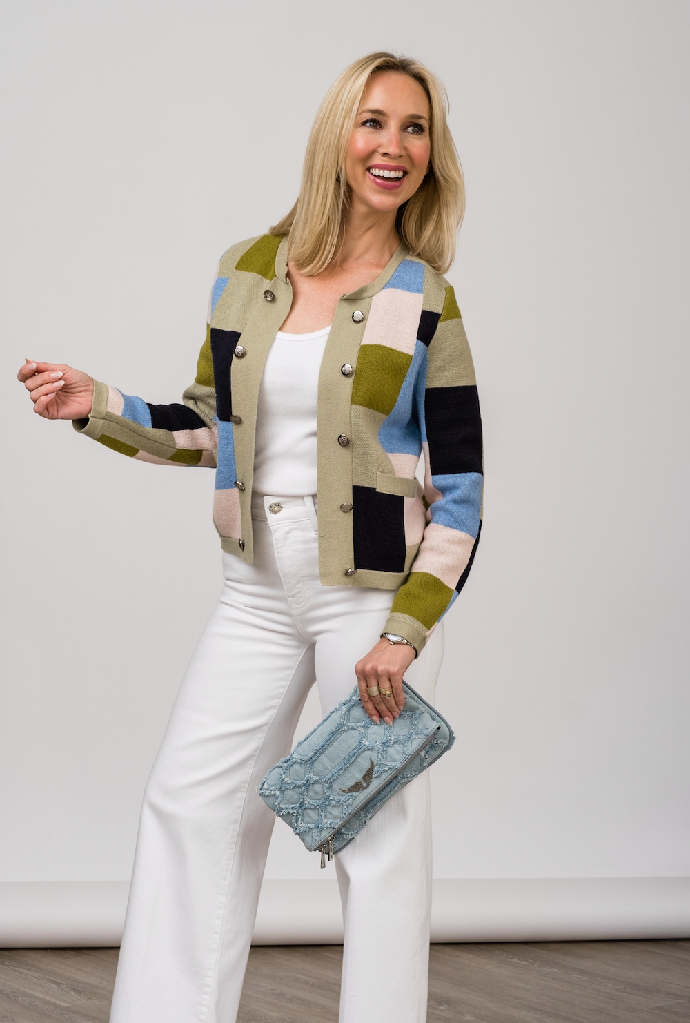 Beau-Lero Patchwork Cardigan