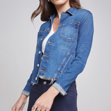 Janelle Slim Raw Jacket in Ithaca - Lukka Boutique