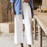 Galway Gaucho Jeans in White - Lukka Boutique