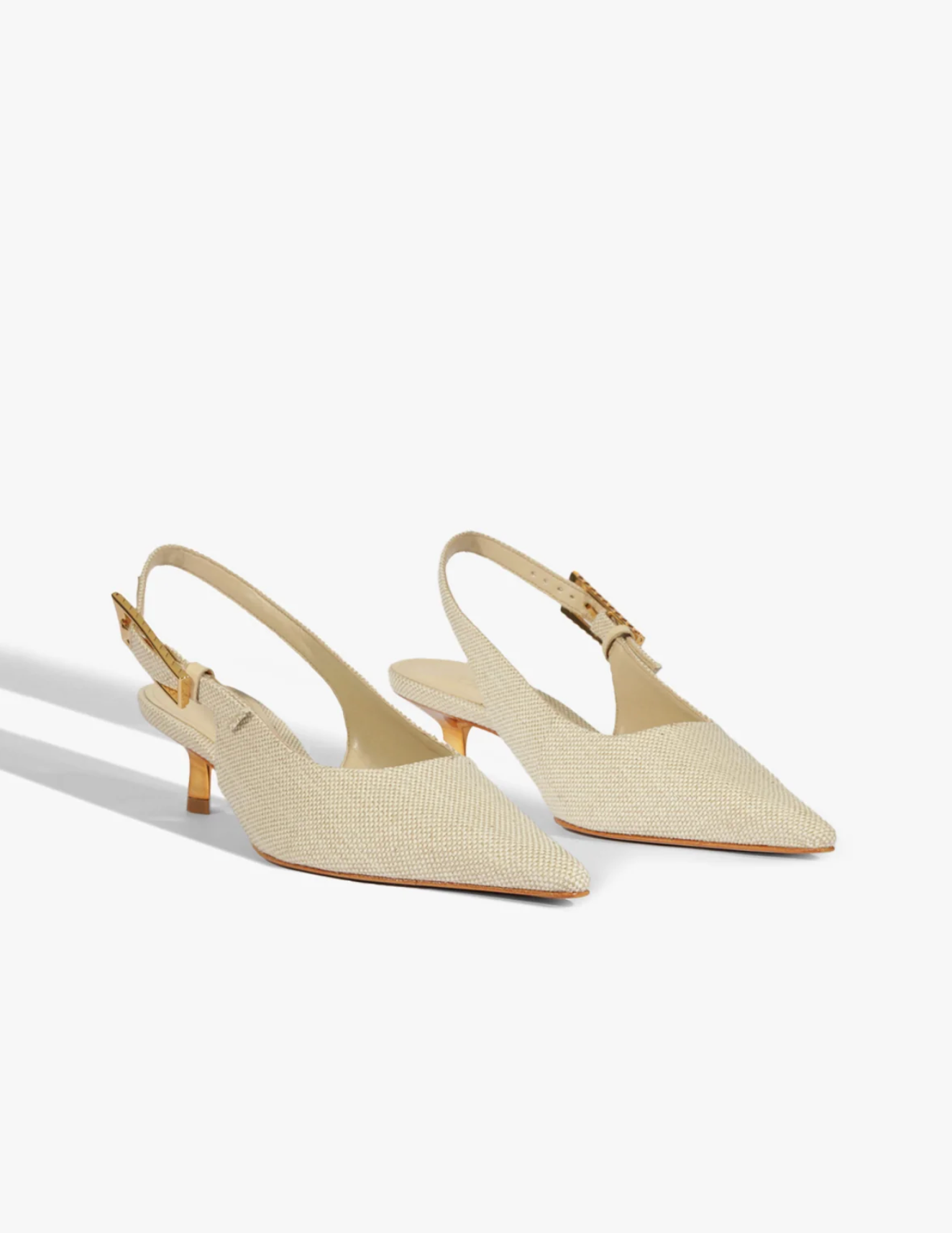 Ciara Pump Mid Heel in Beige