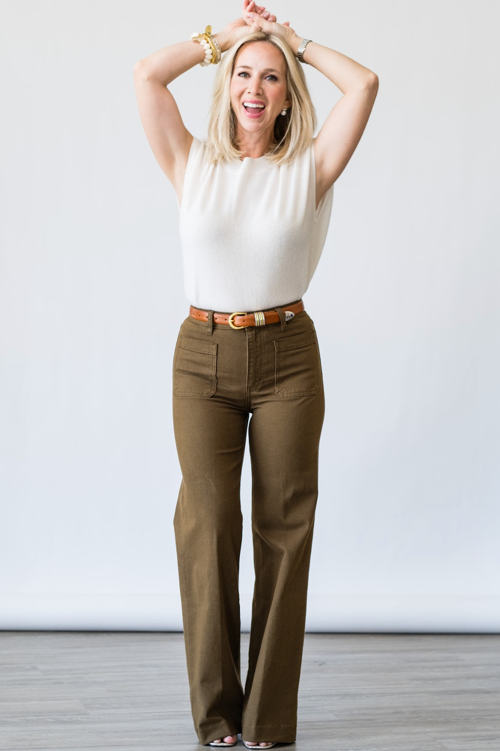 The Refined Pant in Tree Moss - Lukka Boutique