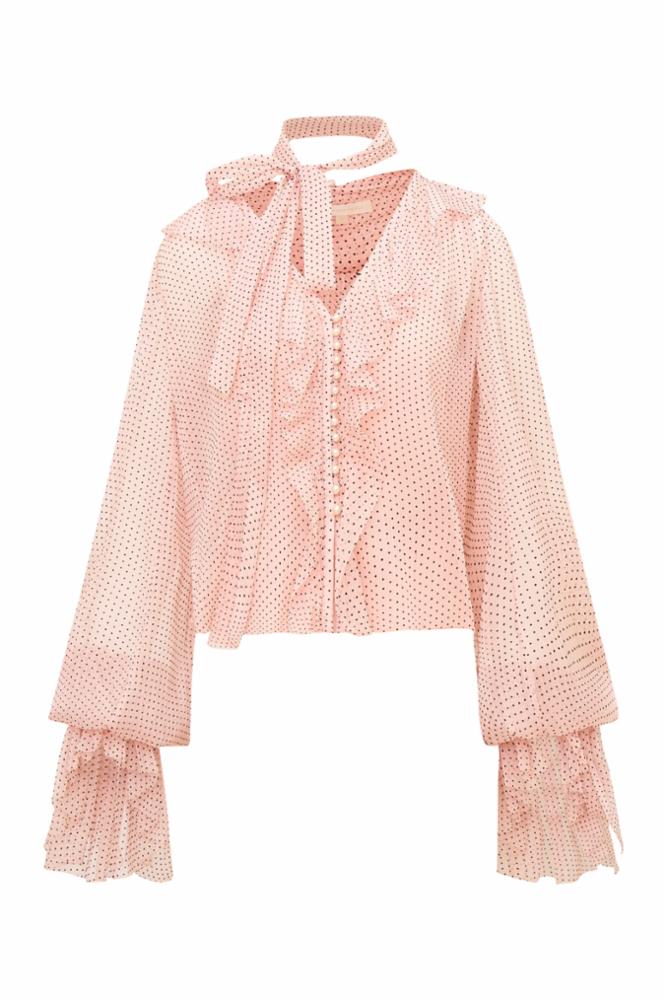 Linette Top in Pink Nude - Lukka Boutique