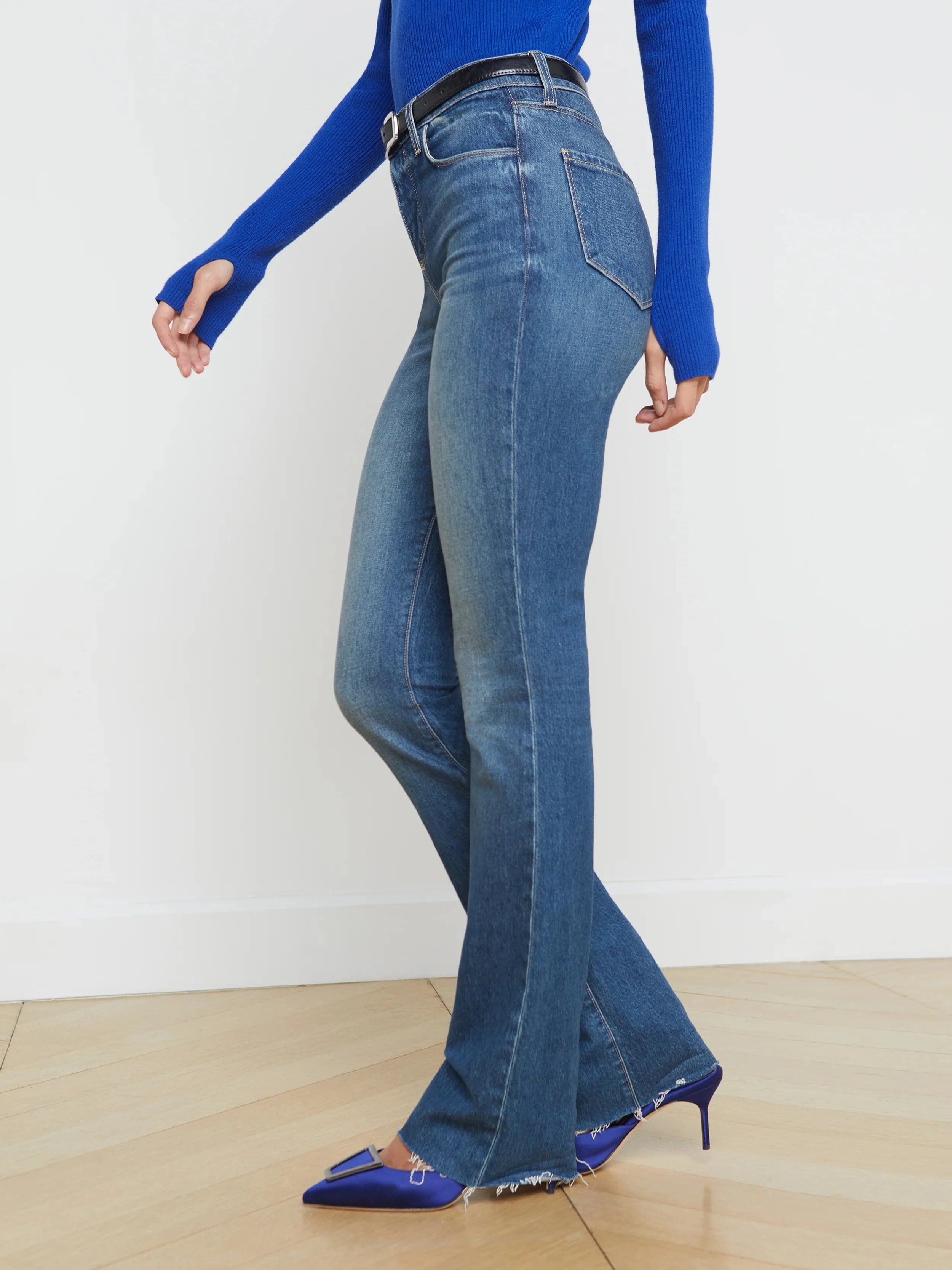 Ruth High Rise Straight Jeans - Lukka Boutique