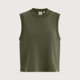 Shea Crop Tank in Thyme - Lukka Boutique