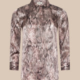 Dani 3/4 Sleeve Blouse in Western Snake Print