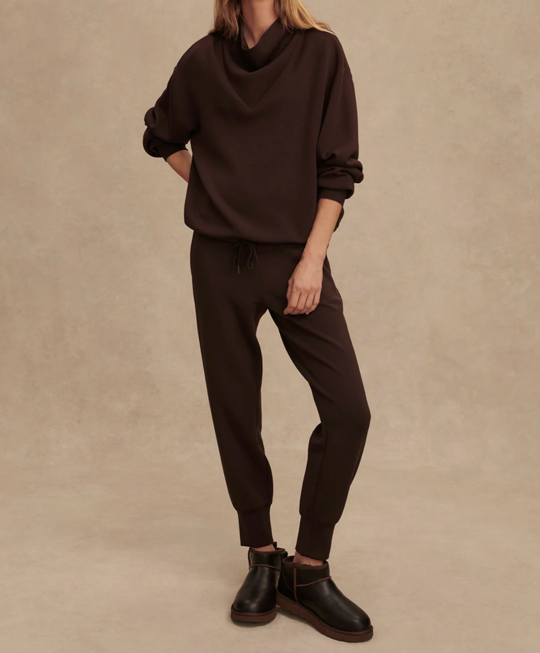 The Slim Pant 25 in Coffee Bean - Lukka Boutique