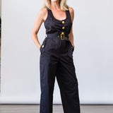 Branca Scoop Jumpsuit in Black