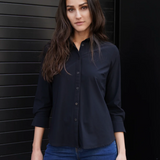 Diane 3/4 Sleeve Button Shirt - Lukka Boutique