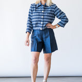 Hadleigh Long Short in Deep Sea - Lukka Boutique