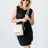 Crochet Tank Top in Black