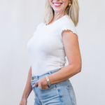 CTN Jacq Short Sleeve Teen White - Lukka Boutique