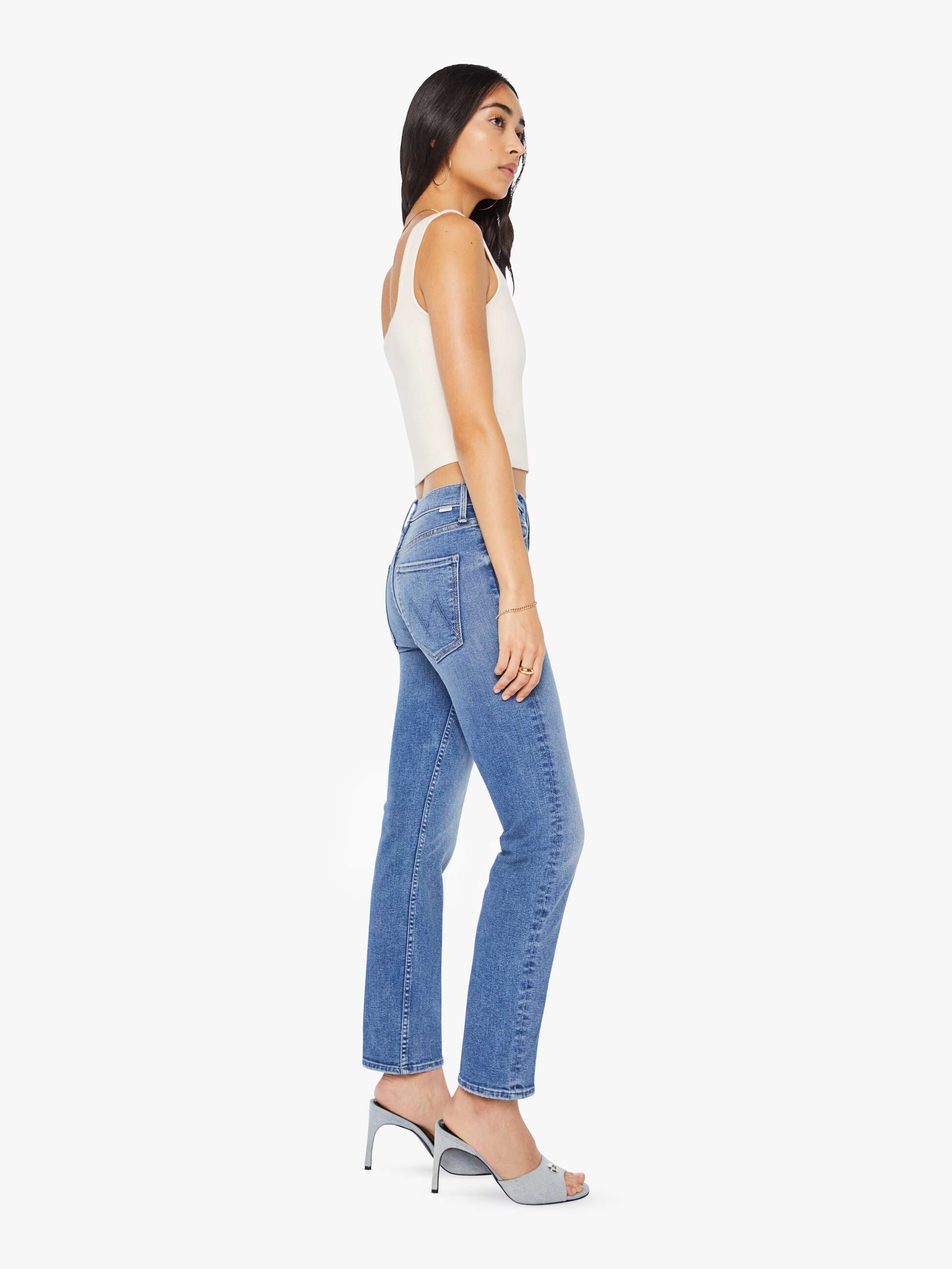 The Mid Rise Rider Hover in Swing And A Miss - Lukka Boutique