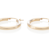 Thick Bubble Hoops- 1.25"