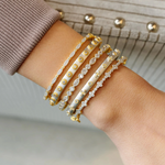 Signature Mixed Shape Bangle - Lukka Boutique