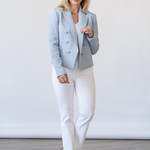 Brooke Blazer in Blue Fog - Lukka Boutique