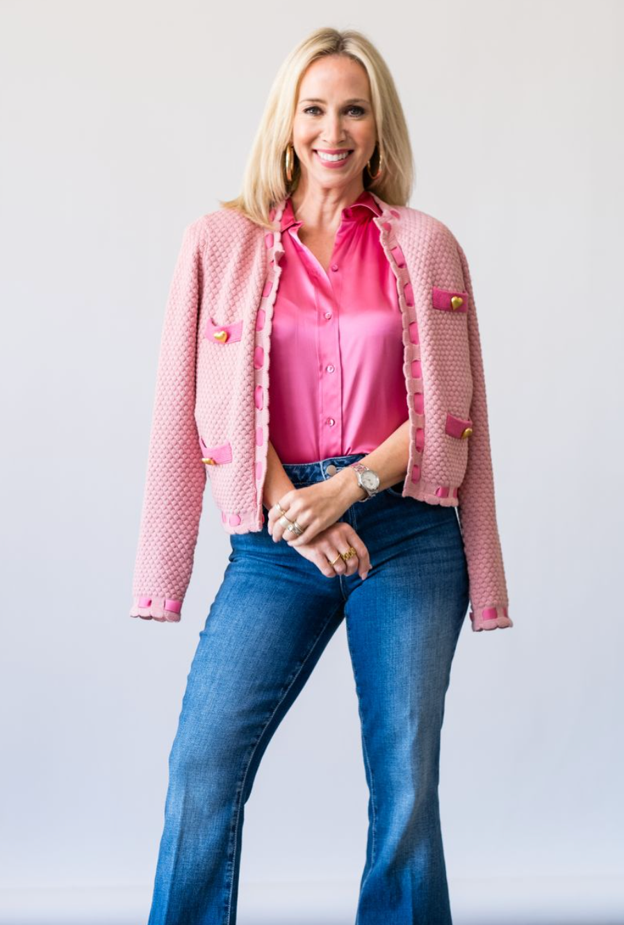 Dani Blouse in Pinktober - Lukka Boutique