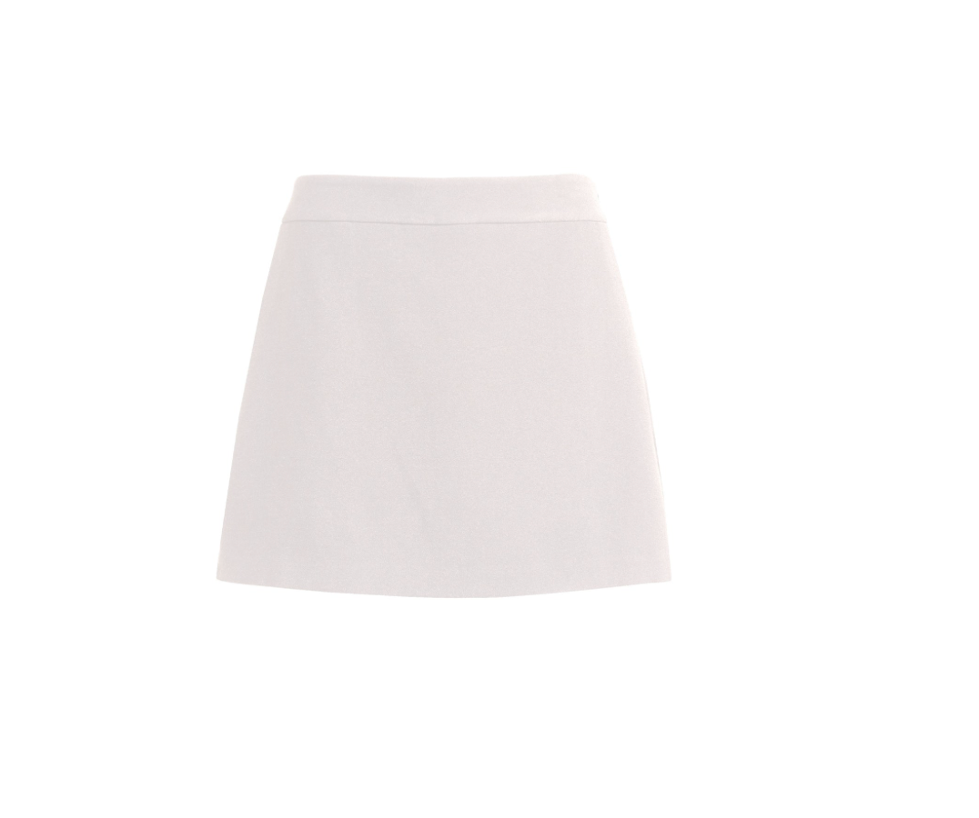 Mia Skort in White - Lukka Boutique