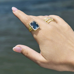 Coastal Hues Cocktail Ring - Lukka Boutique