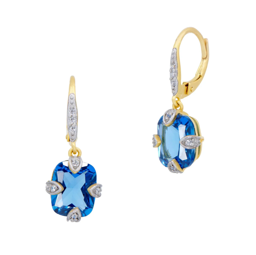 Coastal Hues Lever Back Drop Earrings - Lukka Boutique