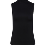 Ceci Sleeveless Turtleneck in Black - Lukka Boutique