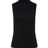 Ceci Sleeveless Turtleneck in Black - Lukka Boutique