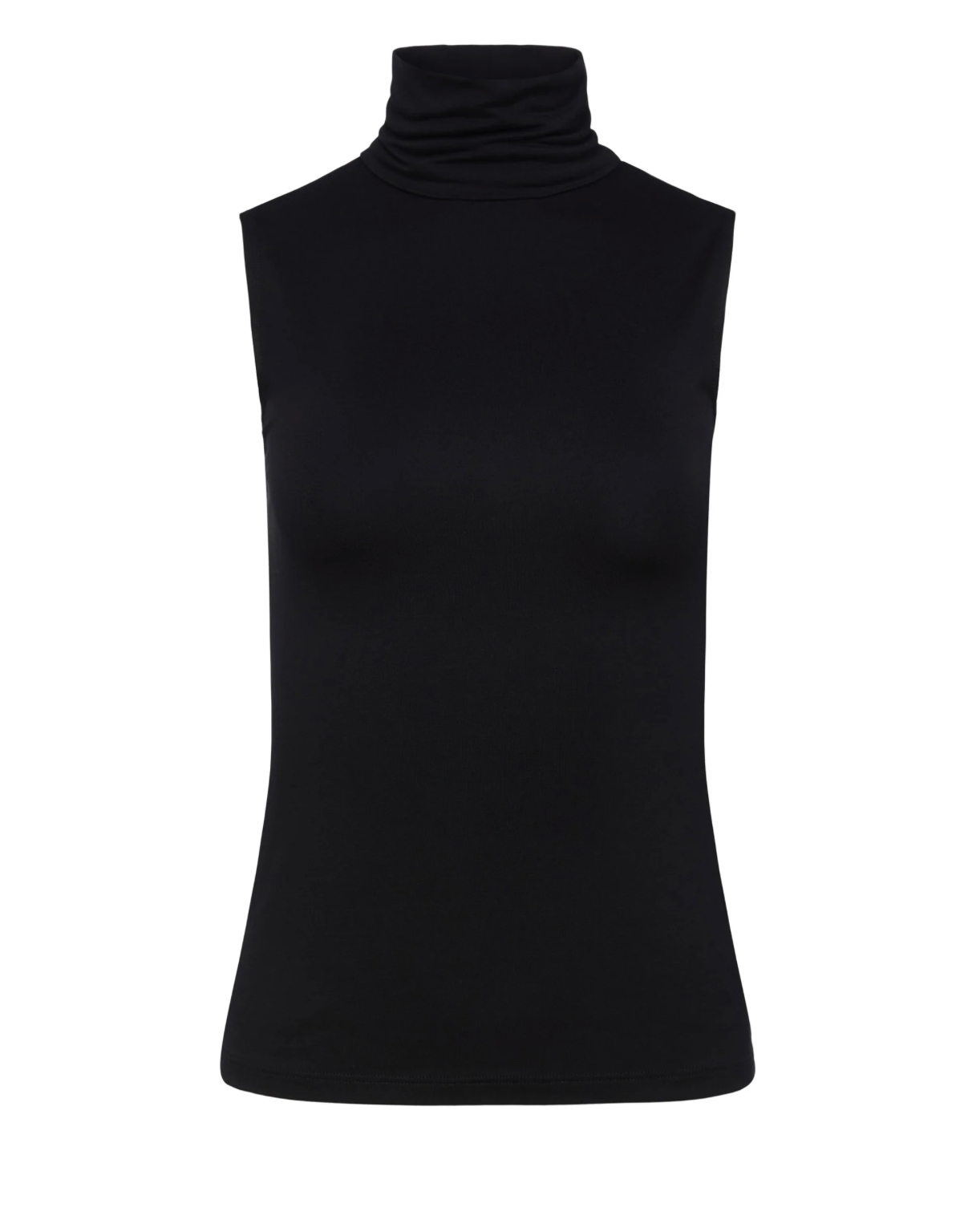 Ceci Sleeveless Turtleneck in Black - Lukka Boutique