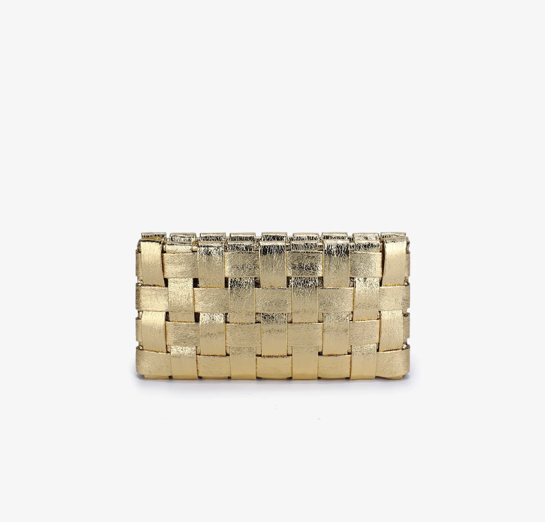 Lindy Woven Clutch Small - Lukka Boutique