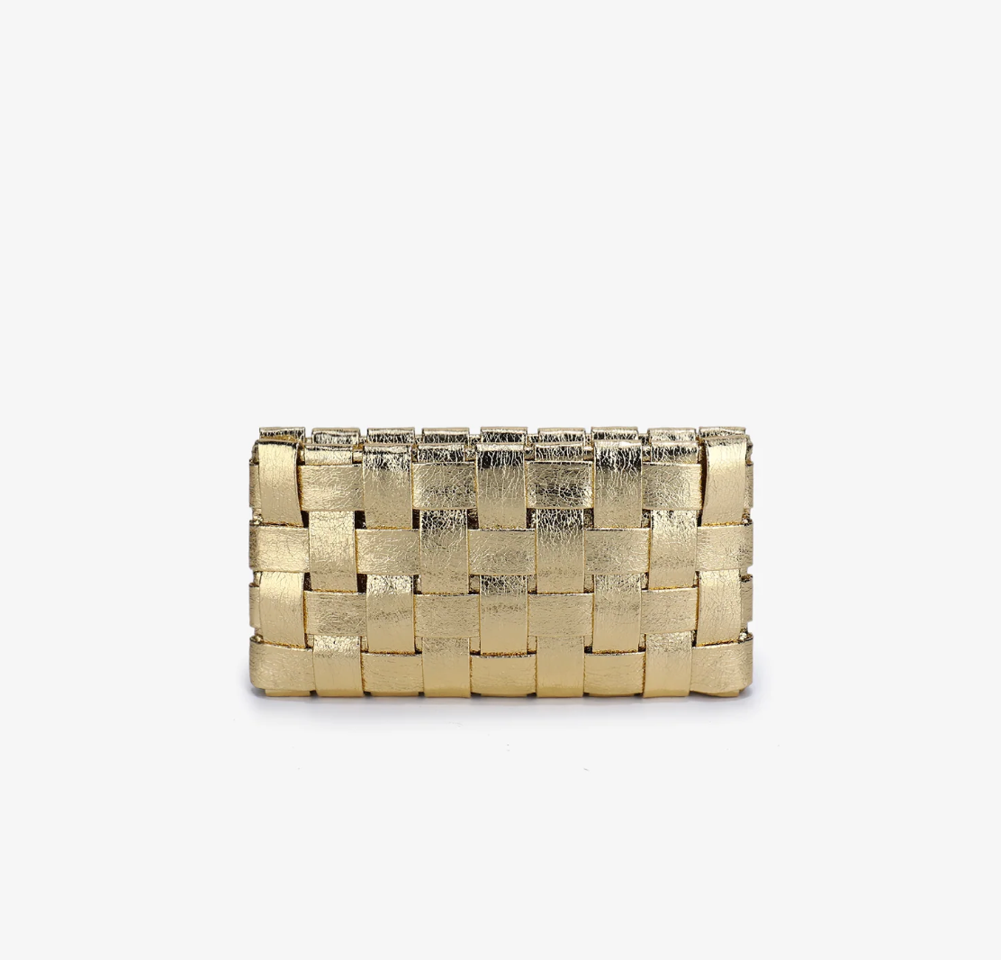 Lindy Woven Clutch Small - Lukka Boutique