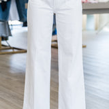 Patch Pocket Mid Rise Maven Ankle in Totally Innocent - Lukka Boutique