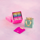 Small Patisserie Flocked Gift Bag - Lukka Boutique
