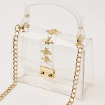 Kathryn Clear Bag in Bee - Lukka Boutique