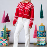 Shantae Cardigan in Red Velvet Truffle