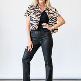 Paro Top in Zebra Blush