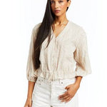 Amara Top in Sand - Lukka Boutique