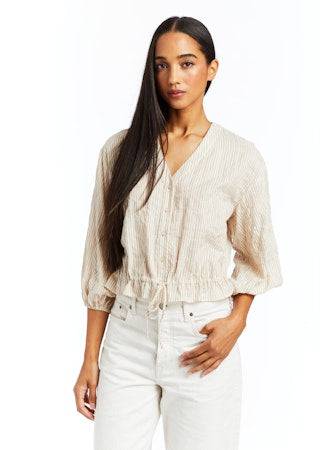 Amara Top in Sand - Lukka Boutique