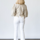 Bouffantes Blouse in Light Kaki