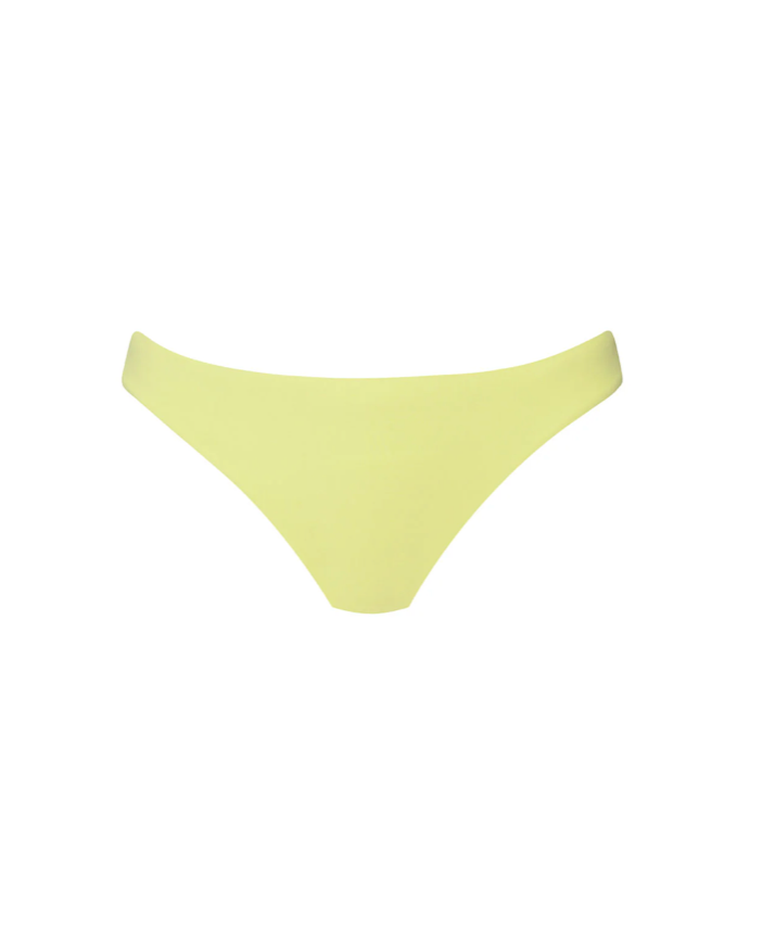 Basic Ruched Swim Bottom Full Coverage in Buttercup - Lukka Boutique
