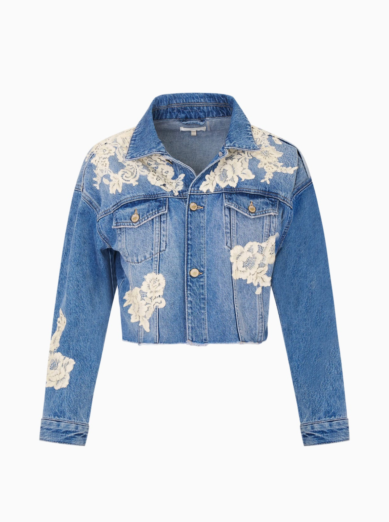 Amana Jacket in Faded Blue - Lukka Boutique