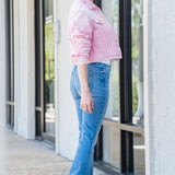 Bardot Jacket in Strawberry Sunrise