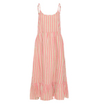 Midi Dress in Azalea Stripe - Lukka Boutique