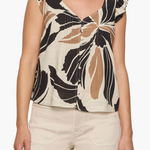 Within Time Button Linen Shell in Lotus - Lukka Boutique