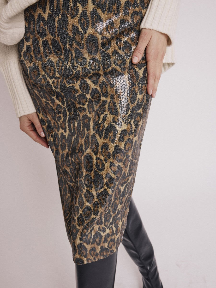 
                  
                    Jamyla Skirt in Leopard
                  
                