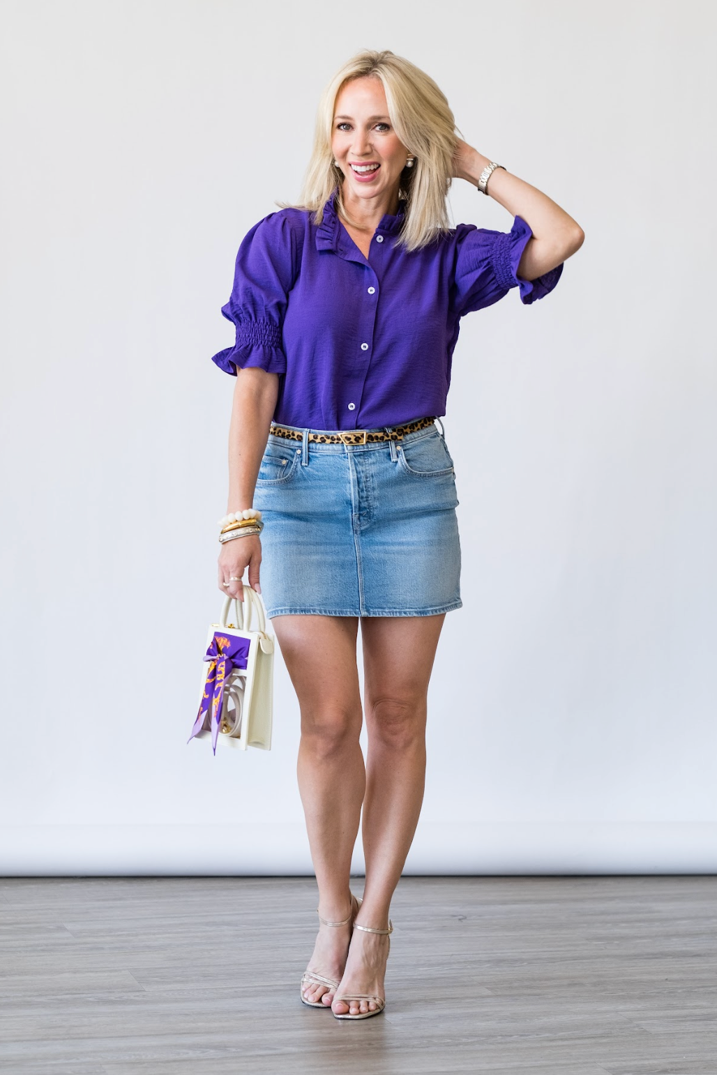 Claudette Top in Purple - Lukka Boutique