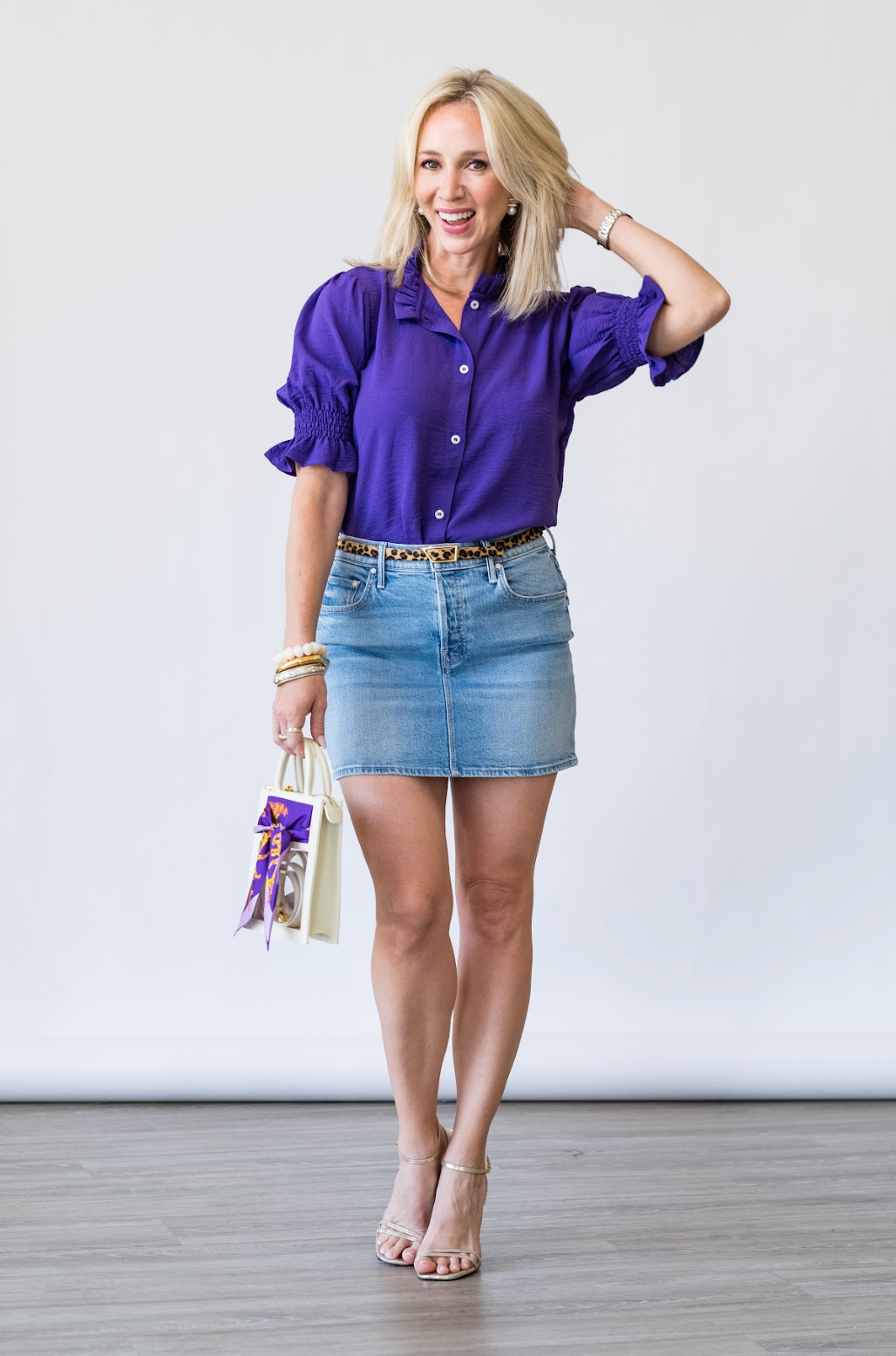 Claudette Top in Purple - Lukka Boutique