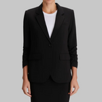 Jaime One Button Blazer in Black - Lukka Boutique